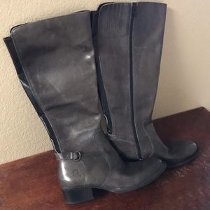Born Tall Gray Boots, Size 8.5